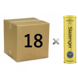 Slazenger Wimbledon Grass 4ball 72 Ball Box