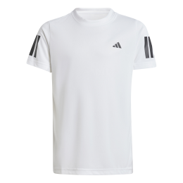 Adidas Club 3stripe tee JI9249 white boys tennis