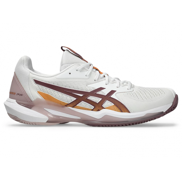 Asics Solution Speed FF3 Clay 1042A248-102 White Ladies Tennis Shoe