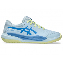 Asics gel resolution X GS 1044A081-401 light blue Kids tennis shoe