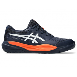 Asics Gel Resolution X GS 1044A081-400 Midnight Junior Tennis Shoe