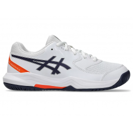 Asics gel dedicate 1044A077-104 white junior tennis shoe