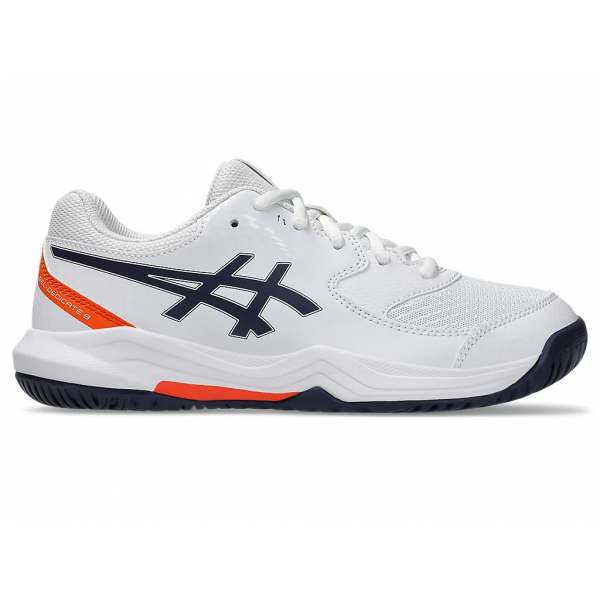 Asics gel dedicate 1044A077-104 white junior tennis shoe