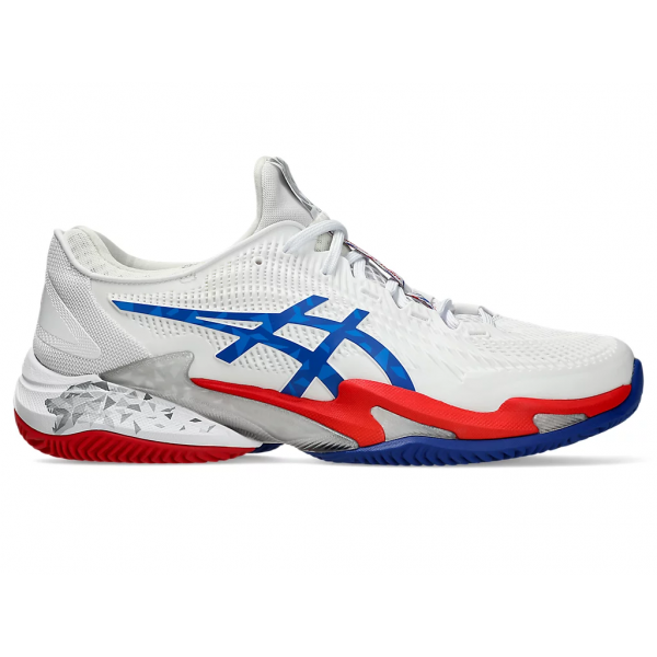 Asics Court FF3 Novak Clay 1041A499-100 White Mens Tennis Shoe