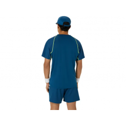 Asics Match Actibreeze ss top 2041A298-412 Mako Blue Tennis Shirt