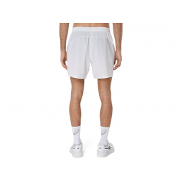 Asics court 7inch short 2041A344-100 white mens tennis shorts