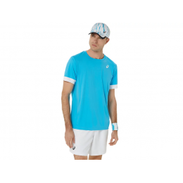 Asics Court SS top 2041A255-418 Digital Aqua Tennis Shirt