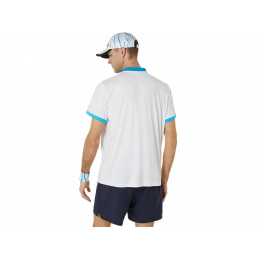 Asics Court polo 2041A256-105 white Tennis Shirt