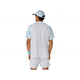 Asics Game SS top 2041A302-100 white mens Tennis Shirt