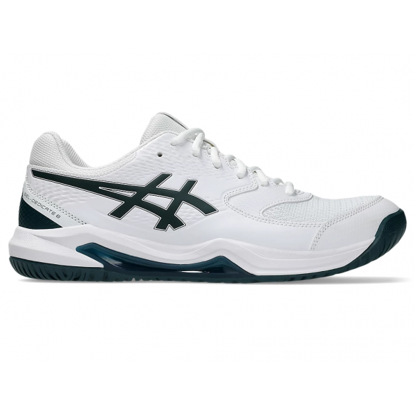 Asics gel dedicate 8 1041A408-104 white mens tennis shoe