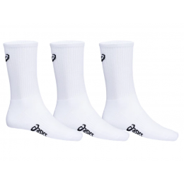 ASICS Pace Crew Socks 3 Pack White US 4-8