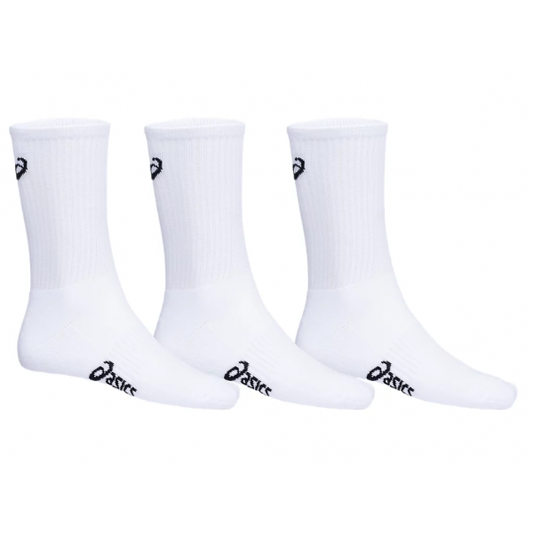 ASICS Pace Crew Socks 3 Pack White US 4-8