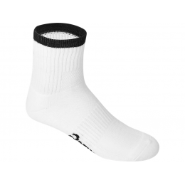 ASICS Pace Quarter Socks White/Black US 4-8