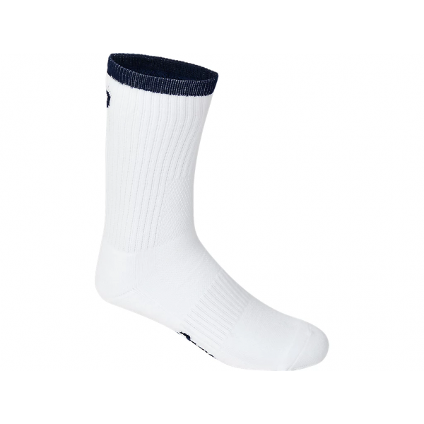 ASICS Pace Crew Socks Brilliant White/Peacoat (navy) US 4-8