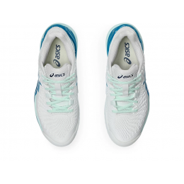 Asics Gel Resolution 9 1042A208-102 White Ladies Tennis Shoe