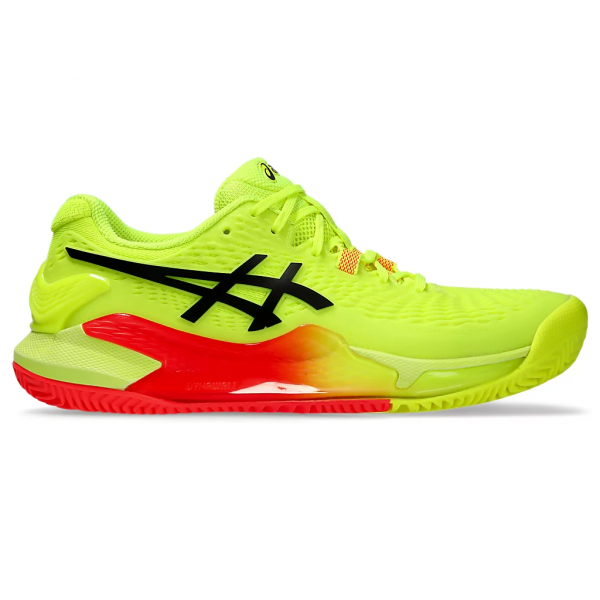 Asics Gel Resolution 9 Clay Paris 1042A287-750 Safety Yellow/Black