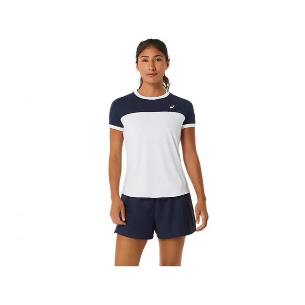 Asics Court SS top 2042A262-108 white ladies tenni