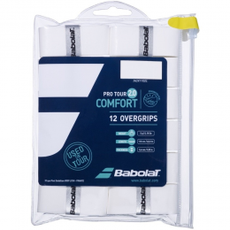 Babolat Pro Tour 2.0 overgrip 12pack white