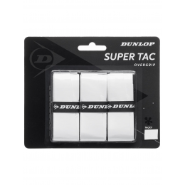 Dunlop Super Tac White Overgrip (3-Pack)