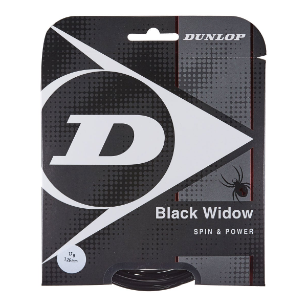 Dunlop black widow 1.26mm black 12m set