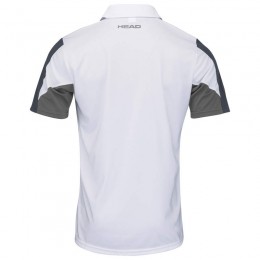 Head Club 22 tech polo 811421 white/navy mens tennis