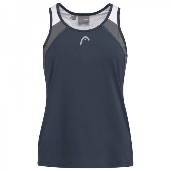 Head Club 22 tank top 816411 navy girls tennis