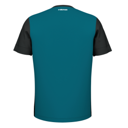 Head Slice T-shirt 816215 teal boys tennis