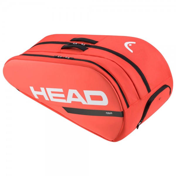 Head Tour Racquet Bag Large 260824 Flaming Orange Tennis Bag