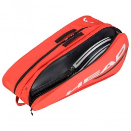 Head Tour Racquet Bag Large 260824 Flaming Orange Tennis Bag