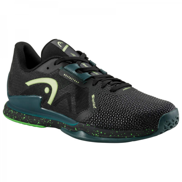 Head Sprint Pro 3.5 SF Mens Tennis Shoe 273004 Black/Forrest Green