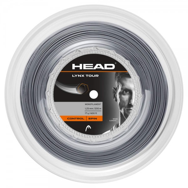 Head Lynx Tour 1.25mm 200m Reel Grey