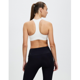 Nike NK Swoosh medium support bra DX6821-100 white