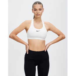 Nike NK Swoosh medium support bra DX6821-100 white