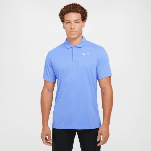 Nike NKCT Dri-fit polo solid DH0857-494 royal pulse