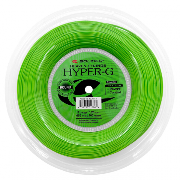 Solinco Hyper-G Round 1.20mm 200m reel green