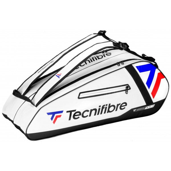 Tecnifibre tour endurance 6pack 2025 white tennis bag