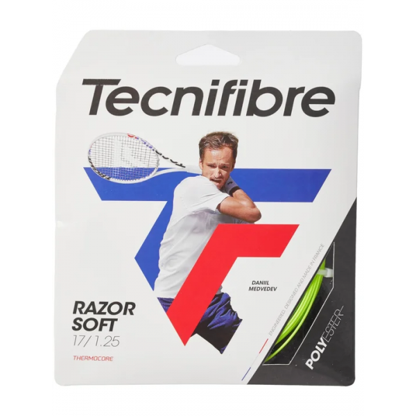 Tecnifibre Razor soft 1.25mm 12.2m set lime