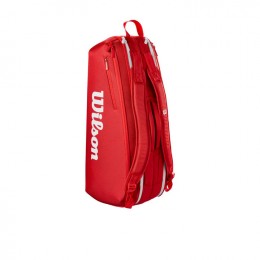 Wilson Super Tour 6pack 2025 WR8036801001 Red Tennis Bag