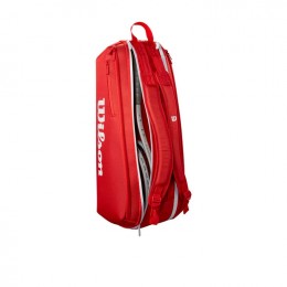 Wilson Super Tour 6pack 2025 WR8036801001 Red Tennis Bag