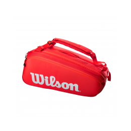WILSON Super Tour 9PACK WR80105021001 Red Tennis Bag