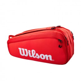 Wilson Super Tour 9pack 2025 WR8036701001 Red Tennis Bag