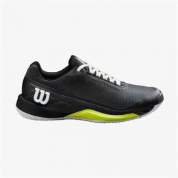 Wilson Rush Pro 4.0 Clay WRS332120 Black Mens Tennis Shoe