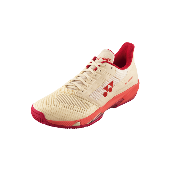 Yonex AD Accel all court 2025 beige pink ladies tennis shoe