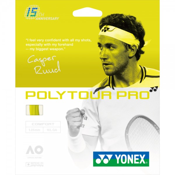 Yonex Poly Tour Pro Yellow 1.25mm 15th Anniversary Limited Edition Set